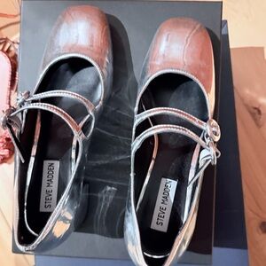 Steve Madden Silver Mary Jane